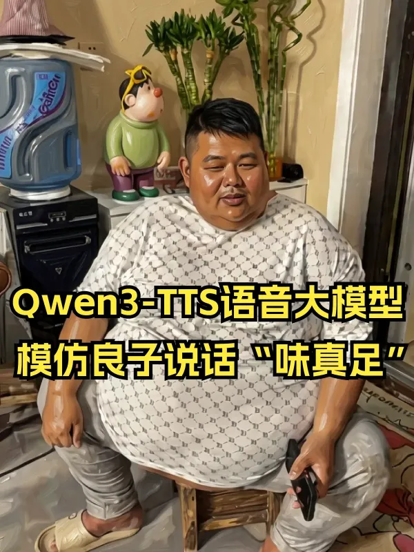 Qwen3-TTS语音大模型:模仿良子说话“味真足”!
